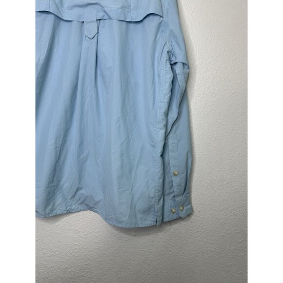 NWT EXOFFICIO Air Strip LS Vented Shirt Sz M Blue UPF 30 Quick Dry Lite Weight - Picture 12 of 16
